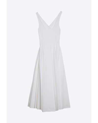 Alaïa Midi Tank Dress - White
