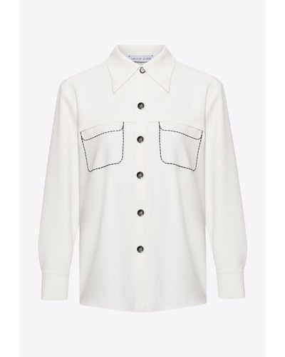 MEHTAP ELAIDI Long-Sleeved Shirt - White