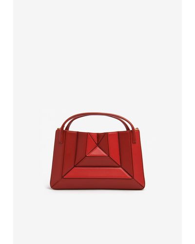 Mlouye Sera Top Handle Bag - Red