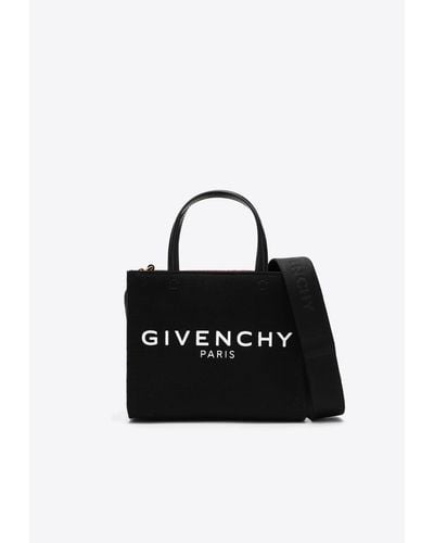 Givenchy Mini Canvas Top Handle Bag - Black