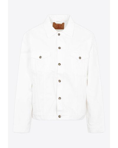 Y. Project Long-Sleeved Denim Jacket - White
