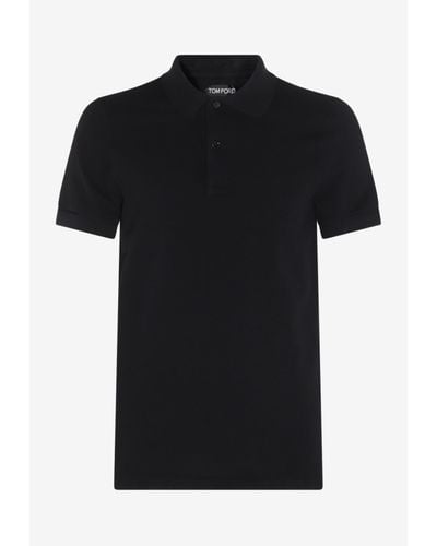 Tom Ford Classic Polo T-Shirt - Black