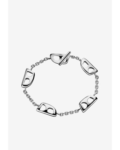 Eera Stone Chain Bracelet - White