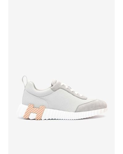 Hermès Bouncing Low-Top Trainers - White