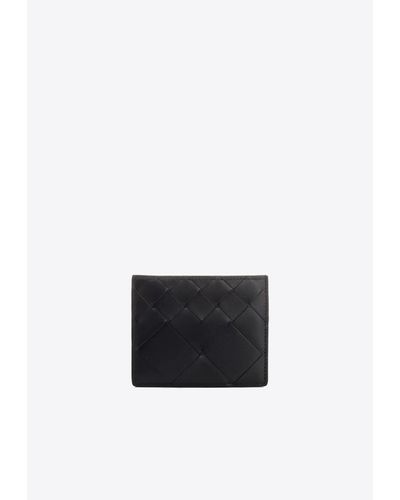 Bottega Veneta Intrecciato Leather Cardholder - White