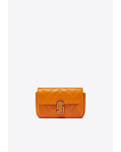 Marc Jacobs The Quilted J Marc Crossbody Bag - Orange