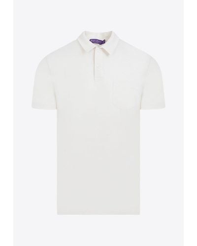 Ralph Lauren Piquet Short-Sleeved Polo T-Shirt - White