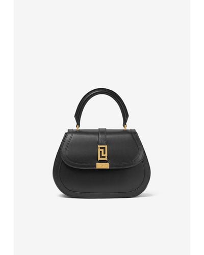 Versace Greca Goddess Top Handle Bag - Black