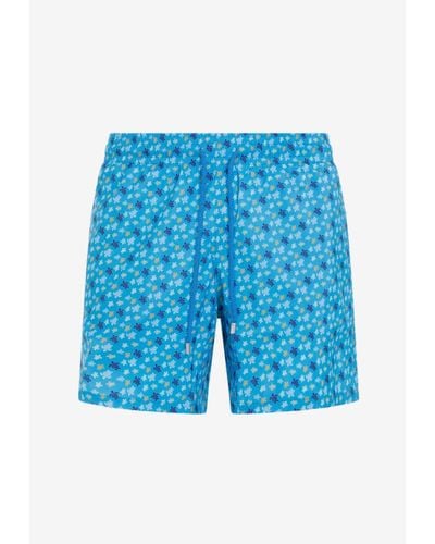 Vilebrequin Mahina Micro Tarta Swim Shorts - Blue
