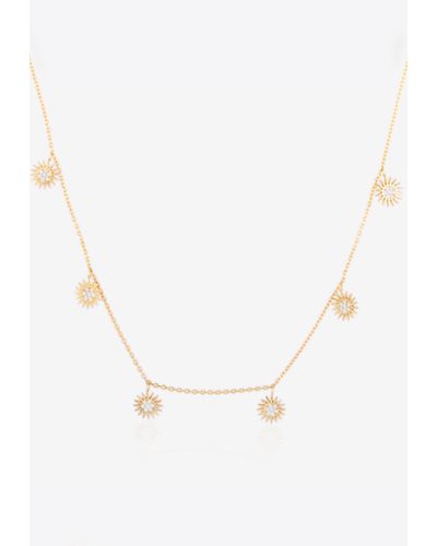 Falamank Soleil Collection Necklace - White