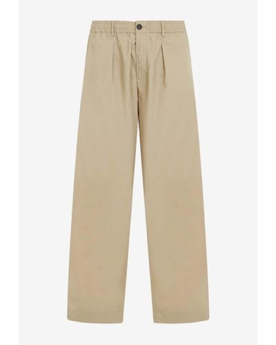 Universal Works Straight-Leg Oxford Trousers - Natural