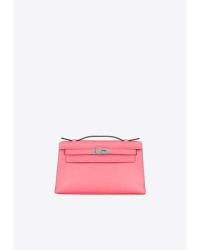 Hermès Kelly Pochette Clutch Bag - Pink