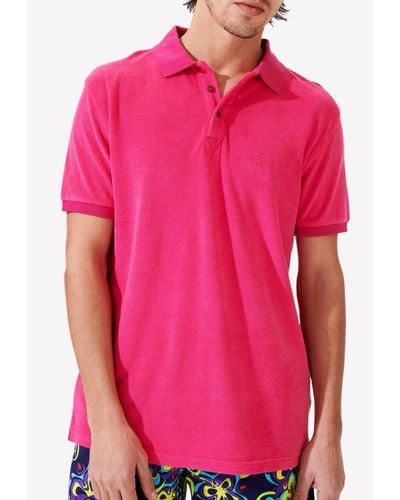Vilebrequin Terry Polo T-Shirt - Pink