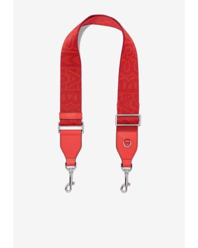 Marc Jacobs The Monogram Utility Webbing Strap - Red