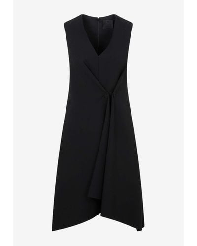 Givenchy Sleeveless Midi Dress - Black