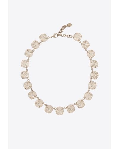 Moschino Pearl-Embellished Necklace - White