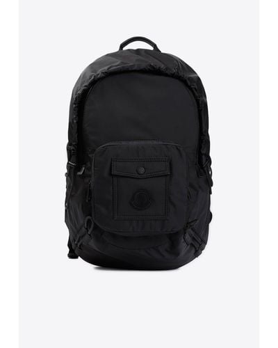 Moncler Logo Makaio Backpack - Black
