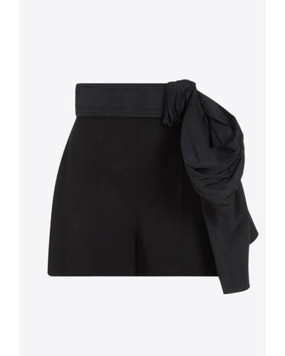 Alexander McQueen Tailored Bow Shorts - Black