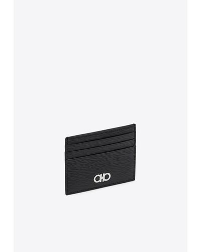 Ferragamo Gancini Two-Tone Cardholder - White