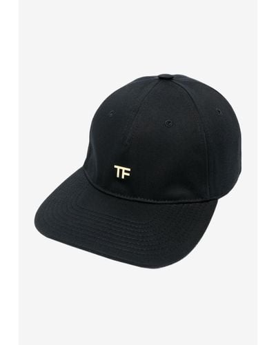 Tom Ford Tf Logo Baseball Cap - Black
