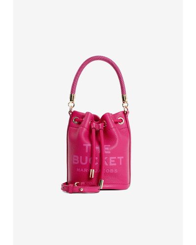Marc Jacobs The Mini Leather Bucket Bag - Pink