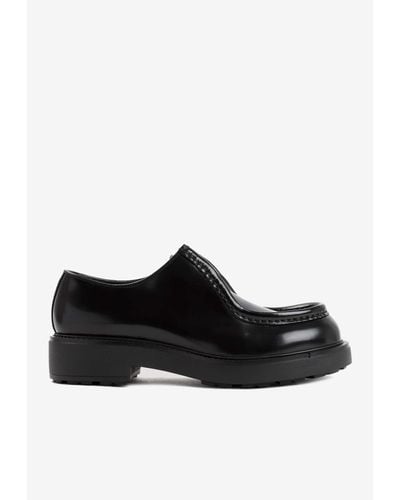 Prada Diapason Lace-Up Shoes - Black