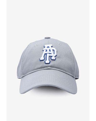 Aape Logo Embroidered Cap - Blue