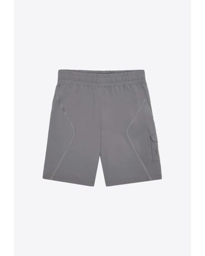 A_COLD_WALL* Welded Shorts With Heat Transfer Tape Detail - Grey
