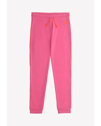 Sundek Federica Cotton Track Pants - Pink