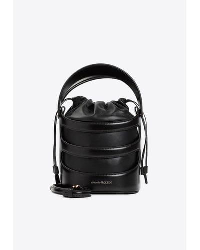 Alexander McQueen The Rise Bucket Bag - Black