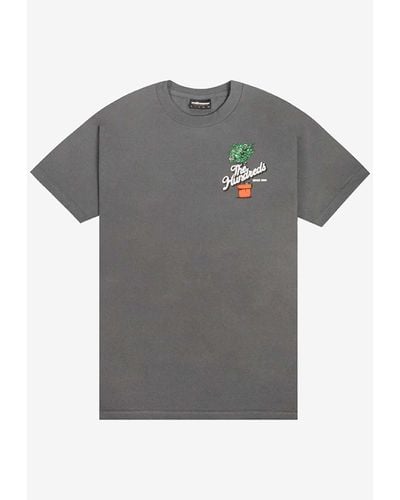 The Hundreds Rooted Slant Printed T-Shirt - Gray