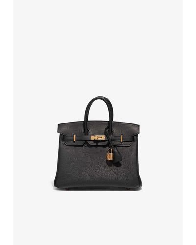 Hermès Birkin 25 Top Handle Bag - Black