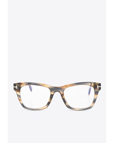 Tom Ford Square-Framed Optical Glasses - Multicolor