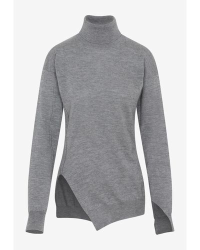 The Row Nomi Turtleneck Sweater - Gray