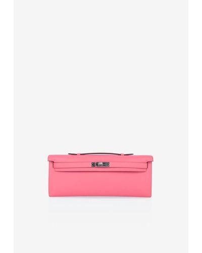 Hermès Kelly Cut Clutch Bag - Pink