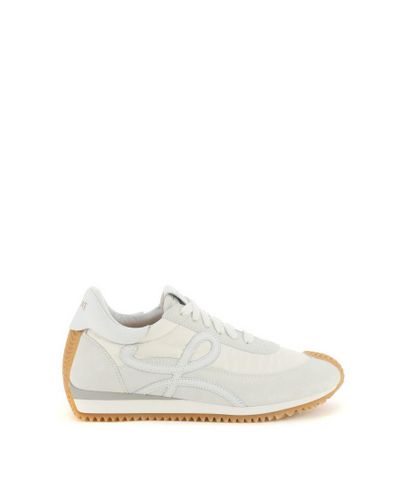 Loewe Flow Runner Sneakers In Leather And Nylon in White - Lyst