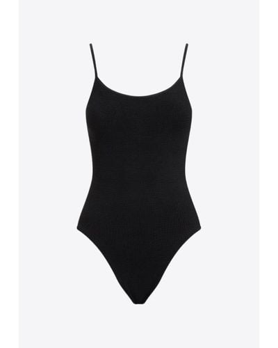 Hunza G Pamela One-Piece Swimsuit - Black