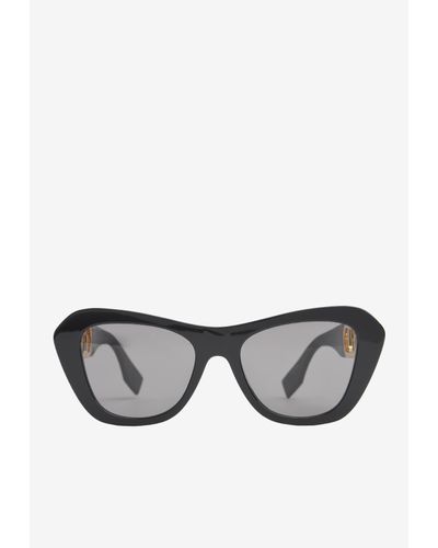 Fendi O'Lock Butterfly Sunglasses - Gray
