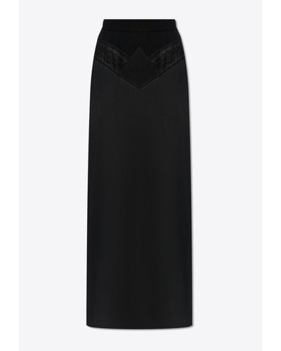 Off-White c/o Virgil Abloh Panelled Maxi Skirt - Black