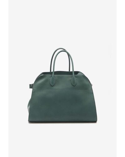 The Row Soft Margaux 15 Tote Bag - Green