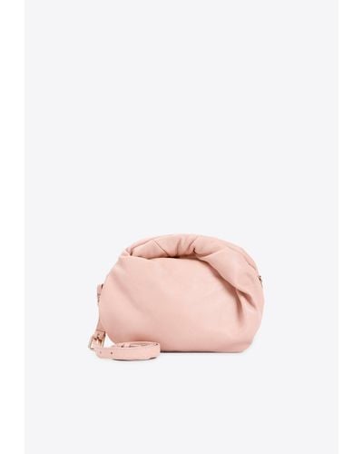 Dries Van Noten Twist Leather Crossbody Bag - Pink