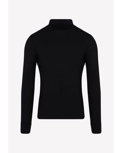 Raf Simons Turtleneck Long-sleeved Sweater - Black