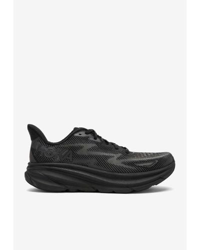 Hoka One One Clifton 9 Sneakers - Black
