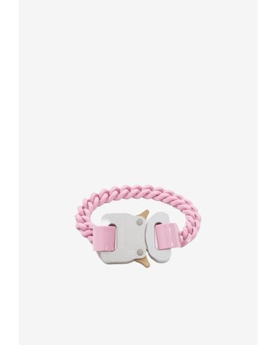 1017 ALYX 9SM Pink Chainlink Buckle Bracelet