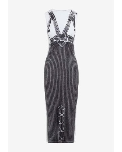 Jean Paul Gaultier Madone Dress / Black - Multicolor