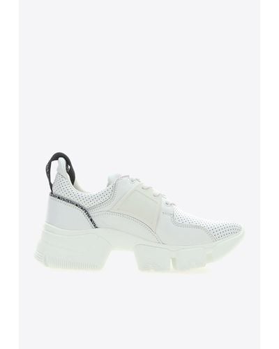 Givenchy Jaw Leather Low-Top Sneakers - White