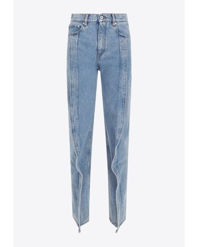 Y. Project Slim Banana Jeans - Blue