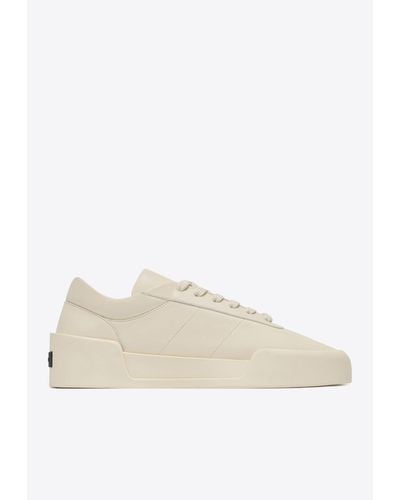 Fear Of God Aerobic Low-Top Leather Trainers - White