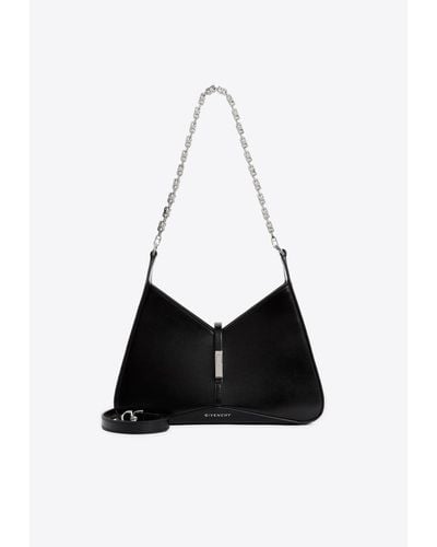 Givenchy Small Cut-Out Leather Shoulder Bag - White