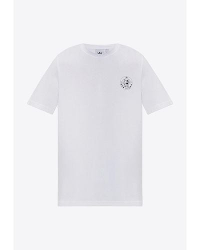 adidas Originals Disney Print Crewneck T-Shirt - White